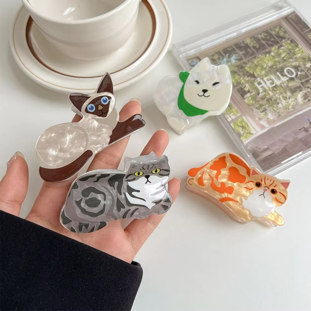New Cat Hair Clip Women Cute L - Cat Claw Bark ulasan dan harga
