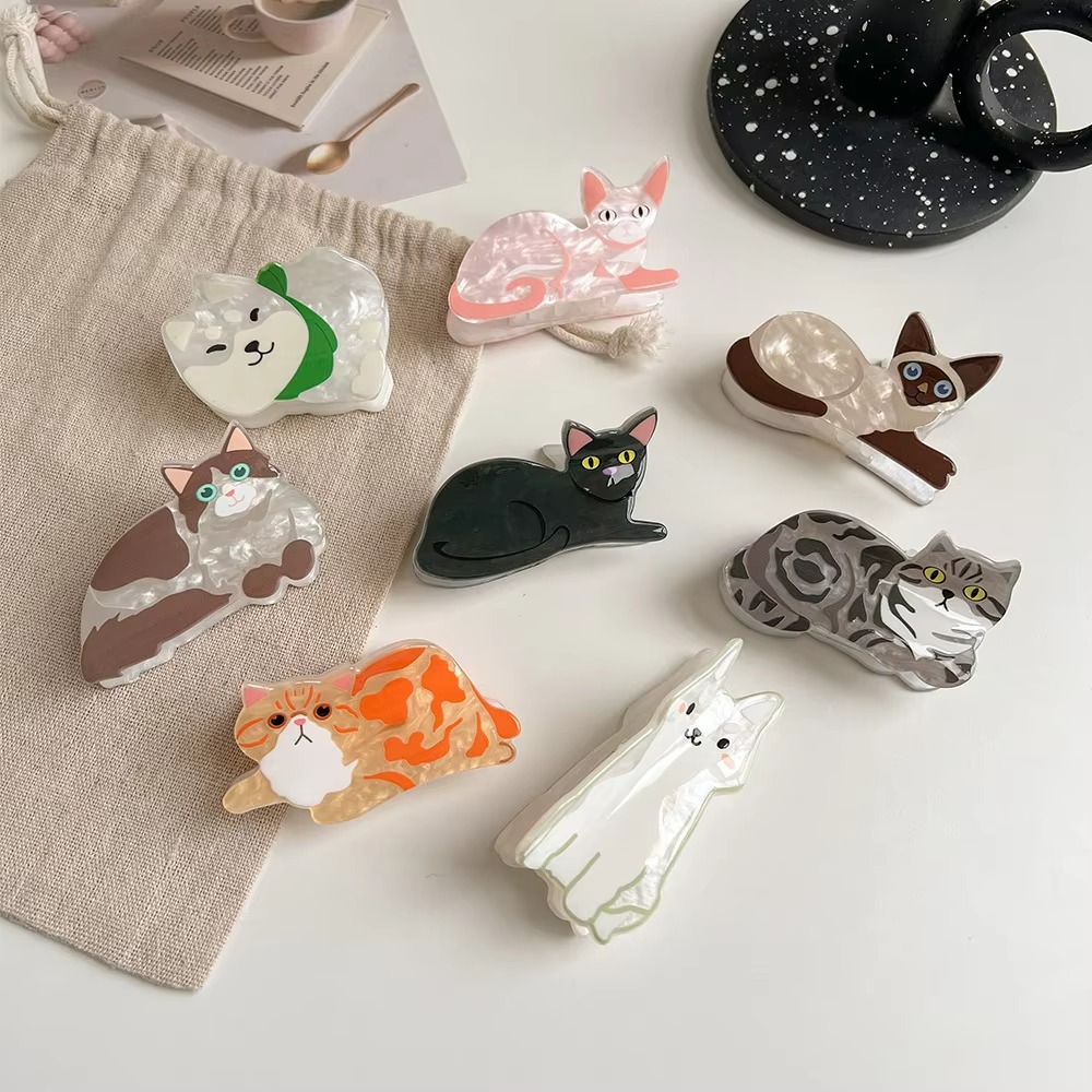 New Cat Hair Clip Women Cute L - Cat Claw Bark ulasan dan harga